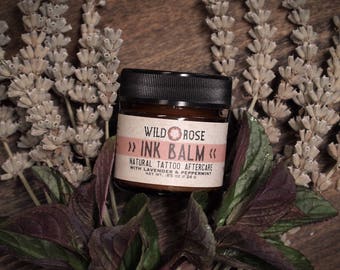 Natural Tattoo Aftercare INK BALM Tattoo Ointment Salve 24g // .85 oz