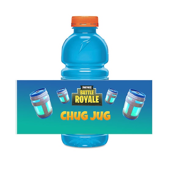 Fortnite Chug Jug Printable bottle label 12 oz - 570 x 570 jpeg 45kB