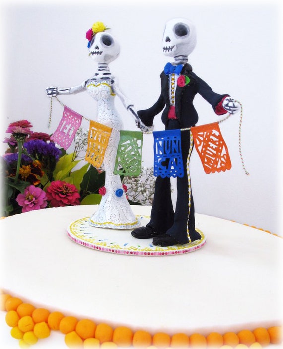 Alternative Wedding Cake Toppers Skeleton Day Of The Dead Custom Made Bride And Groom Rustic Mexican Dia De Los Muertos True Love Never Dies Alternative Wedding Cake Toppers Skeleton Day Of The Dead Custom Made Bride And Groom Rustic Mexican Dia De Los Muertos True Love Never Dies