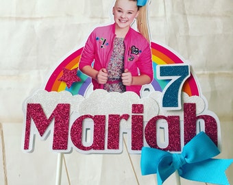 Jojo Siwa inspired cake topper, Jojo Siwa centerpiece, Jojo Siwa birthday party