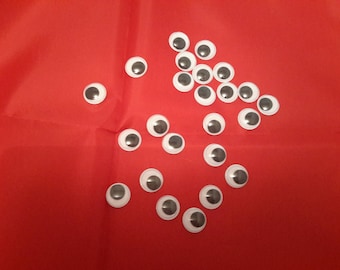 Set of 12 pairs of removable eyes