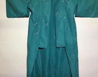 Traditional full length kimono - sky blue