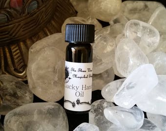 Lucky Hand Anointing Oil -- Gambling, Luck, Helping Hand, Good Fortune