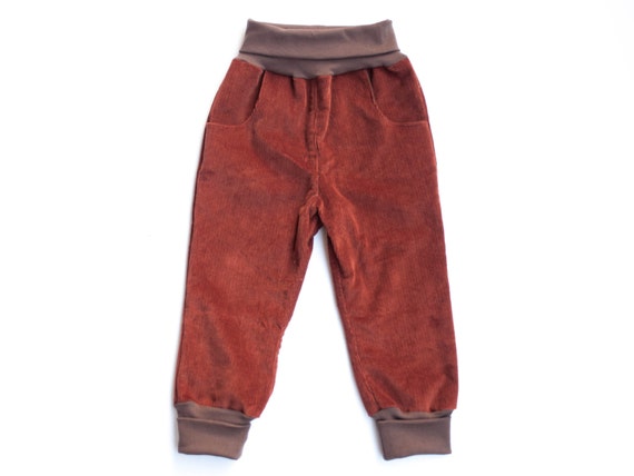 Items similar to Brown baggy trousers, toddler pants, boy toddler ...