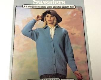 Sweater Pattern Booklet - Outerwear Sweaters by Nomis - Volume 46 - Vintage Knitting - Knitting Supplies - Sweater Patterns - Knitting