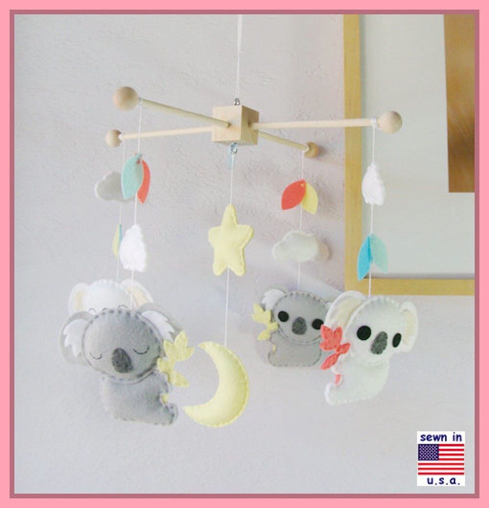 Baby Mobile Koala Mobile Nursery Mobile Australian Animals