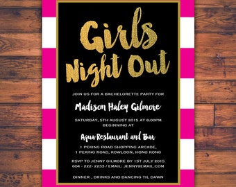 Night out invitation | Etsy