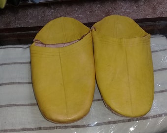 nutural leather Slippers