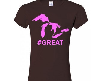 Girls Michigan Great Lakes Shirt. #Great