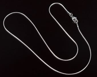 Stainless steel necklace 45cm snake