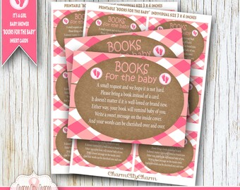 Bring a Book Library Card Inserts Black Stripes It's a