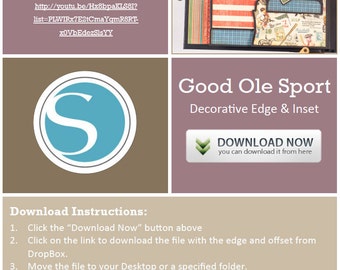 Good Ol Sport Decorative Border and Inset