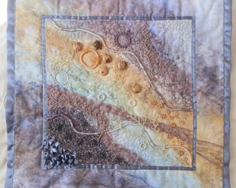 Tortoise Walking Art Quilt