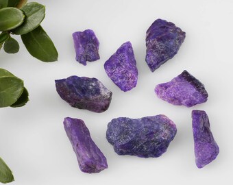 10g Small Rough Sugilite Stones from Africa, Natural Stone, Sugilite Jewelry, Sugilite Pendant, Sugilite Ring, Sugalite E0187