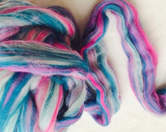 Unicorn Wool Roving for Felting Merino Roving for Spinning Needle Felting , 100% Merino Wool Roving , FREE SHIPPING