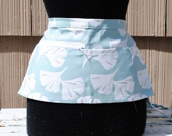 Vendor Apron Server Apron Light Blue White Farmers Market Apron