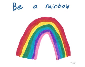 T-shirt, Izzy for Random Acts of Kindness - Be a Rainbow