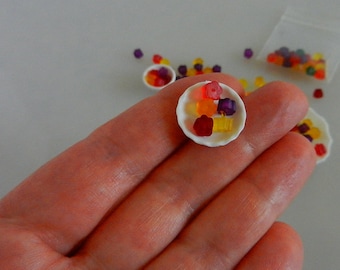 35 pieces of MINIATURE Dollhouse CANDY, Jello, Jelly, Food