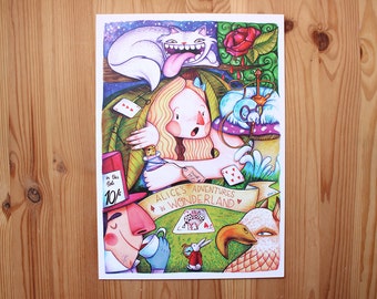Alice's adventures in Wonderland print