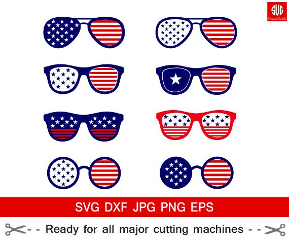 Download Flag sunglasses svg Merica SVG 4th of July