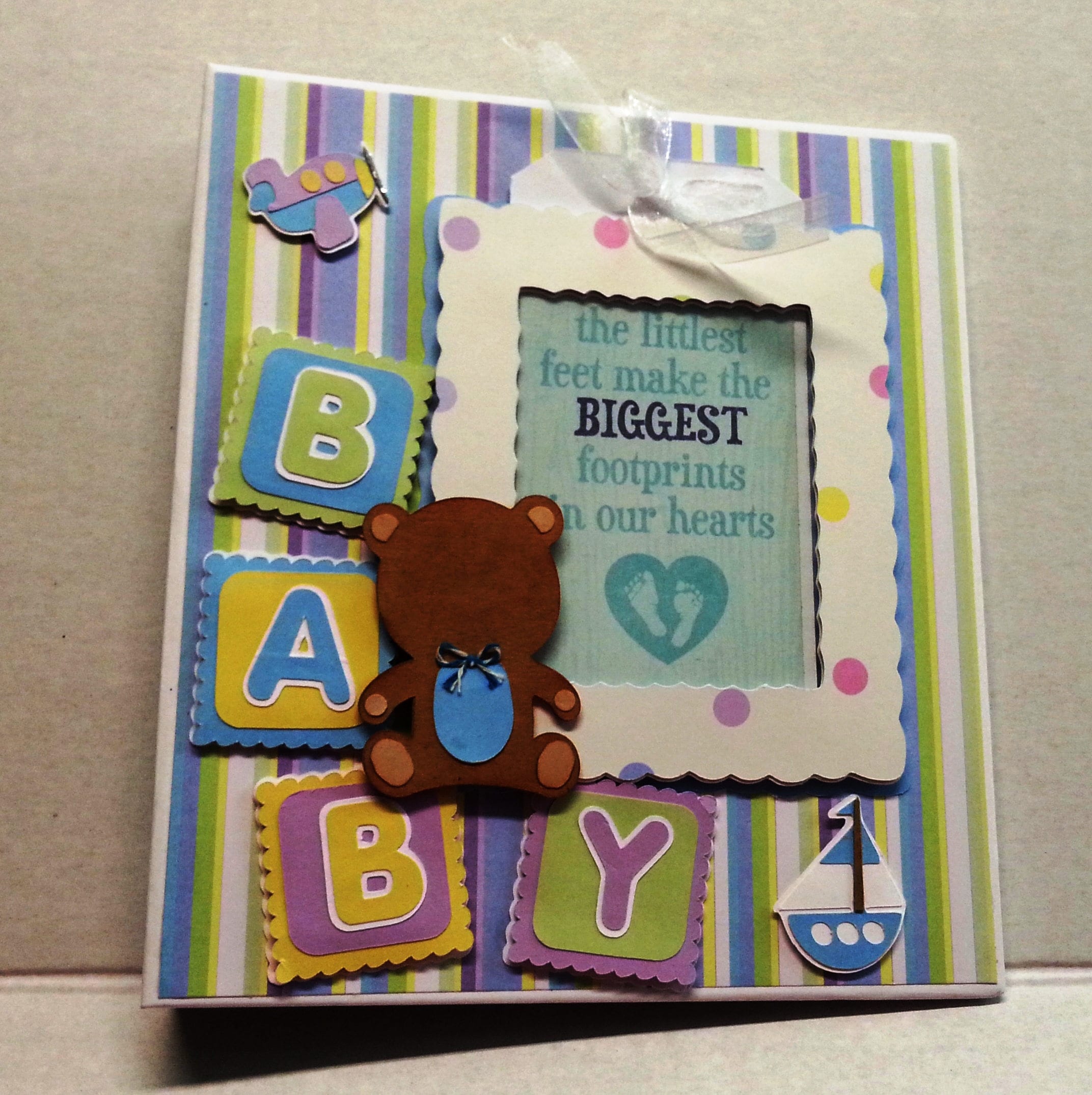 Newborn scrapbook Baby boy mini album 4x6 photo album