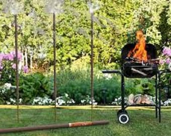 Outdoor Garden Incense Citronella All-natural Sizes Giant 5 foot 4 foot 3 foot tall with up to 14 hour burn on Giant stick Hand Made in USA