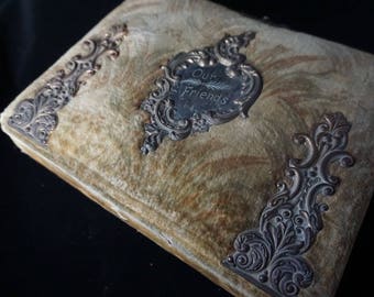 Antique Photo Album - 19th Century Victorian Era - 30 Cabinet Card Photos (1800s) CDV