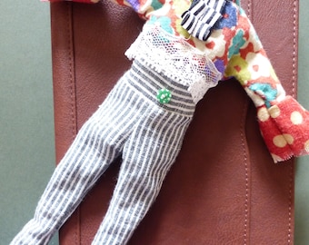 Blythe Trouser Outfit - Stripes And Red Dots - Trousers And Blouse