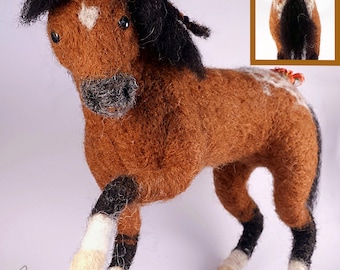 Appaloosa Horse - needle felted