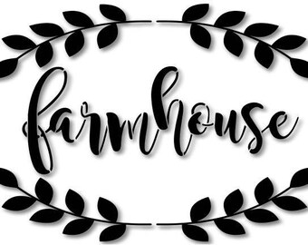 farmhouse stencils etsy
