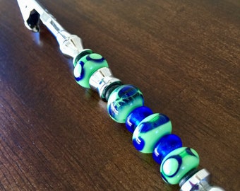 Bracelet Helper Lampwork Glass Beads Handmade SRA Artist SRAJD