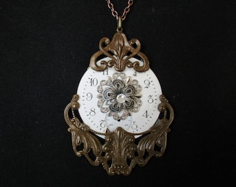 steampunk pocket watch necklace