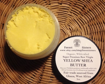 Raw Virgin Yellow Shea Butter (Fair Trade, Traditionally Handcrafted by Women Artisans, Raw Shea Butter milled with Borututu Root)