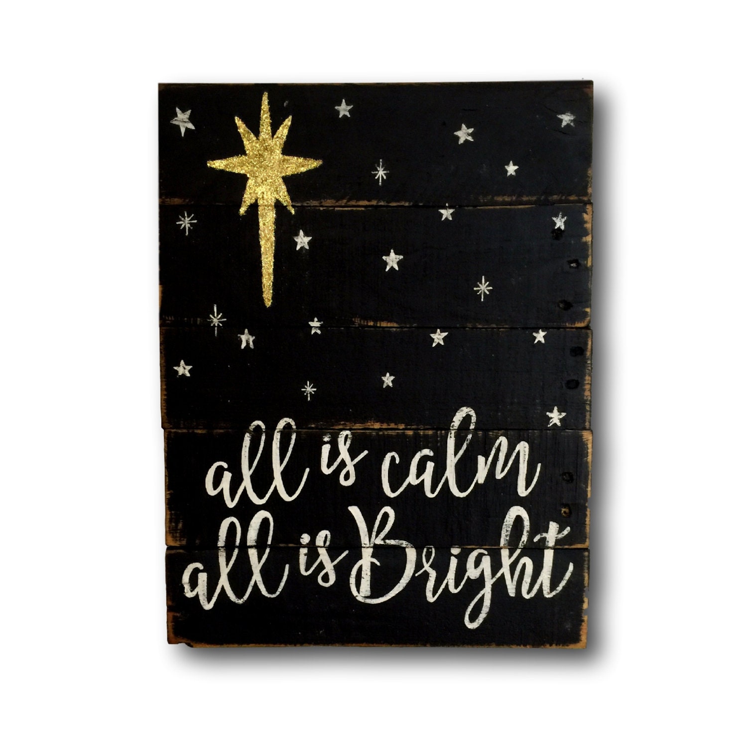 All Is Calm All Is Bright Wall Hanging Christmas Decoration