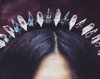 Ravenskull Headdress - Gothic - Fantasy - Headpiece - Steampunk - Curiosities - Larp