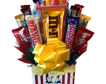 Pop Corn Candy Arrangement Assorted