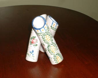 Vintage Cluster Of Three Vases Made in France Unusual