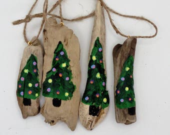 driftwood Christmas decorations