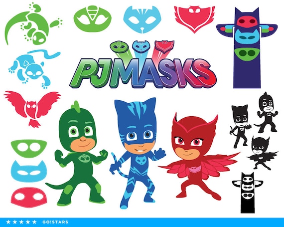 Download PJ Masks clipart silhouette PJ Masks svg Catboy svg file