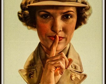 Art Print SILENCE World War II