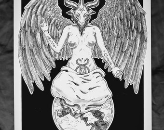 Baphomet 11"x17" Mini Poster