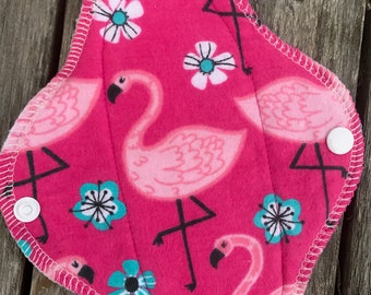 Cotton Flannel Pad-Teen Pad-Mama Cloth-Flamingos