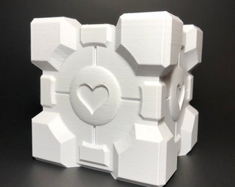 Companion Cube (Portal) - 3D Printed