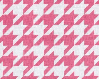 Riley Blake Medium Houndstooth hot pink C970-70