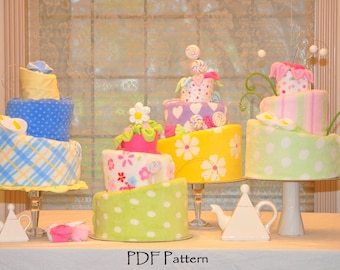 Topsy Turvy Diaper Cake Pattern, Instructional Video, Diaper Cake