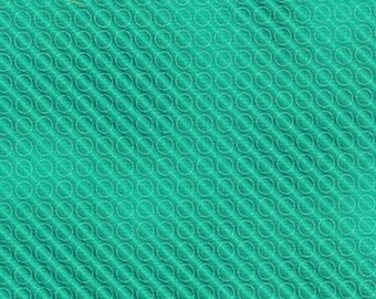 Jade Color Union Bright Circles Kaufman Fabric 1 yard