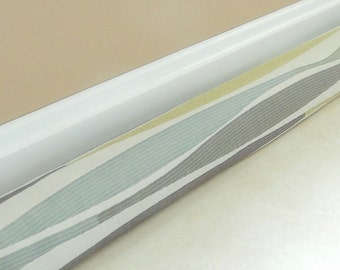 Door Draft Stopper, UPHOLSTERY Draft Stopper, Light Green Draft Stopper, Green Taupe Draft Stopper, Door Draft Blocker, Door Snake