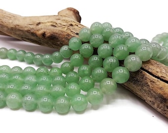 50 aventurine beads 8 mm, natural stone, semi precious - gem stone - A022