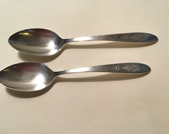 2 Bird of Paradise Serving Spoons