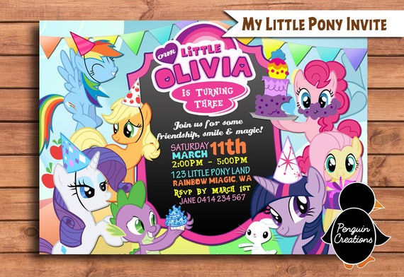 My Little Pony Invitations 9
